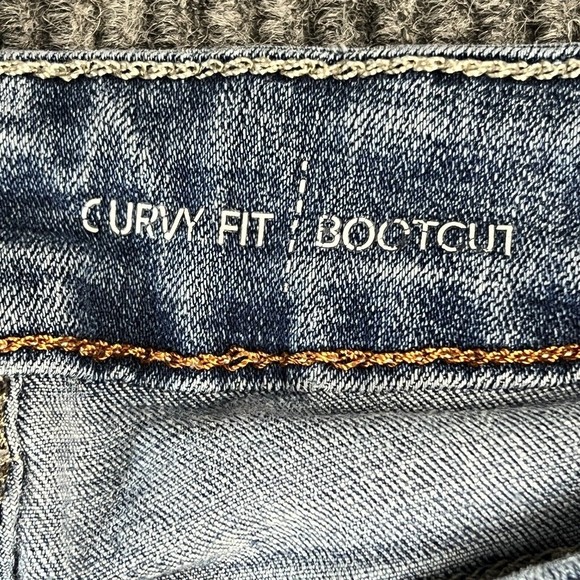 Lee Modern Series Jeans Womens 8 Short (28x29) Curvy Fit Bootcut Denim Pants - Picture 4 of 16